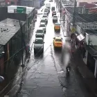 Una intensa lluvia se registró en Quito el 14 de abril. En algunas zonas cayó granizo.