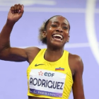 La velocista ecuatoriana Kiara Rodríguez, reconocida en los Premios Laureus 2026, marca un hito histórico para el deporte nacional.