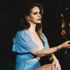 Lana del Rey durante su presentación para el Festival Coachella, en el 2024.