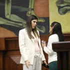 La legisladora de ADN Valentina Centeno cuestionó la autoría de una reforma al COIP.