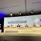 Los detalles sobre la situación de Ecuador fueron expuestos en la rueda de prensa sobre el Hemisferio Occidental, organizada por el FMI.