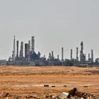 Esta imagen muestra una instalación petrolera de Saudi Aramco en Arabia Saudita.