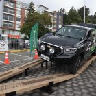 Las camionetas D-Max están al servicio del público para las pruebas dentro de los Chevy Days.