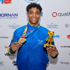 Dominick Godoy ganó oro y bronce para Ecuador en gimnasia artística.