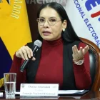 Diana Atamaint es la presidenta del Consejo Nacional Electoral (CNE), organismo que dispuso adelantar las próximas elecciones seccionales.