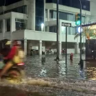 Lluvias causaron inundaciones en varios sectores de Guayaquil durante la tarde y noche del 18 de abril.