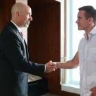 El presidente Daniel Noboa se reunió con el titular de la DEA, Terrance Cole, en Guayaquil.