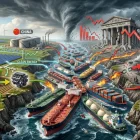 El bloqueo de las rutas de combustibles fósiles acelera el colapso de los mercados tradicionales y el auge irreversible de las energías limpias.