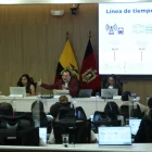 Sesión. El alcalde Pabel Muñoz defendió la operación del Metro de Quito, el martes en el Concejo Metropolitano. El gerente (i) dio detalles de las fallas que provocaron la suspensión.