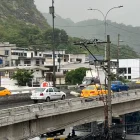 Lluvia con tormenta eléctrica se registró en el norte de Guayaquil.