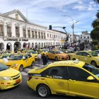 La marcha recorrió las principales calles de Latacunga y se concentraron en la Gobernación