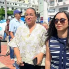 Blanca López acompañó a Gabriela Rivadeneira en el pronunciamiento tras la elección del nuevo viceprefecto del Guayas.