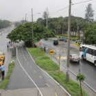 El operativo generó un choque y caos vehicular en la zona.