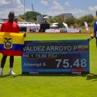Patry Valdez se quedó a 2 centímetros del récord mundial.