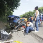El accidente  de este jueves dejó decenas de afectados.