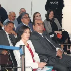 El presidente de la Corte Nacional de Justicia Marco Rodríguez asistió a la defensa del plan de trabajo de Mercedes Caicedo en el CPCCS.