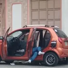 El jugador fue hallado en el interior del vehículo aparentemente escopolaminado.