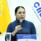 La presidenta del CNE, Diana Atamaint, puso el voto dirimente para cancelar a Unidad Popular.