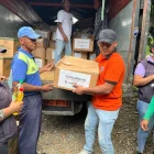 En las zonas afectadas, la Secretaría Nacional de Riesgos ha desplegado ayuda a los damnificados.