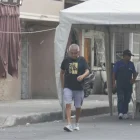 La vivienda donde se realizó el bautizo quedó con impactos de bala tras el ataque en el sector sur de Guayaquil.