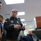 El presidente de la República, Daniel Noboa, estuvo en las oficinas de CNEL que fueron allanadas por una posible red de corrupción.