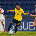 Julieta Guaranda hizo el gol de Ecuador ante Perú en la Sub 17.
