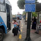 Uno de los buses que circulan por Guayaquil.