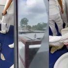 Capturas de video que se ha viralizado en redes.