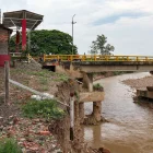 Fotografía que muestra al Puente Internacional Francisco de Paula Santander en Cúcuta (Colombia).