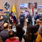 La canciller Gabriela Sommerfeld cumplió agenda en India por tres días; al término de su visita inauguró el Centro Cultural del Ecuador.