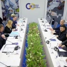 Reunión multilateral sobre Ucrania en la cumbre de la Comunidad Política Europea en Ereván, Armenia, el 4 de mayo de 2026.