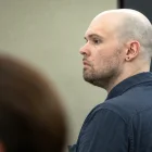 El asesino , en la audiencia de juzgamiento.