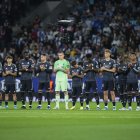 Jugadores del Real Madrid en uno de sus últimos cotejos ante Espanyol. Está listo para enfrentar al FC Barcelona.