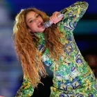 Shakira durante su concierto gratuito en Copacabana, Río de Janeiro
