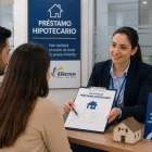Referencial. Clientes consultan sobre préstamos hipotecarios en el Biess.