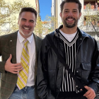 Roberto Manrique y su pareja, Rafael de la Fuente, quien también es actor.