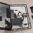 La sustancia ilícita estaba dentro de un monitor de computadora.