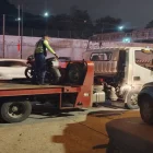 ATM sanciona a agente captado con la placa tapada en Guayaquil.