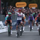 El francés Paul Magnier (Soudal Quick Step), ganador y maglia rosa  en el Giro de Italia.