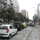 La avenida República de El Salvador, en el hipercentro, es una zona de alta actividad comercial.