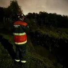 El Cuerpo de Bomberos de Quito atendió la emergencia tras el aluvión registrado en Guamaní.