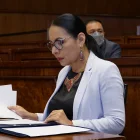 Diana Atamaint es la presidenta del Consejo Nacional Electoral (CNE).