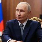 El presidente ruso Vladimir Putin en el Kremlin en Moscú, Rusia, el 12 de mayo de 2026.