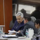 Lenín Moreno durante la segunda jornada del juicio del caso Sinohydro en la Corte Nacional de Justicia, donde continuó la presentación de testimonios sobre la adjudicación de Coca Codo Sinclair.
