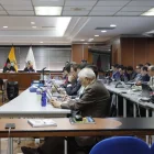 Audiencia del caso Sinohydro durante el juicio por presunto cohecho relacionado con el proyecto hidroeléctrico Coca Codo Sinclair.