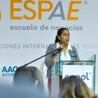Adriana Amaya, investigadora y profesora de Espae, presenta los resultados del estudio de emprendimiento, GEM 2025.