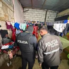 La Policía Nacional participó del operativo de seguridad.