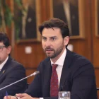 El presidente de la Asamblea, Niels Olsen Peet.