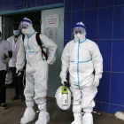 Controles sanitarios en Costa de Marfil, uno de los países africanos afectados por el ébola.
