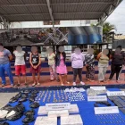 Policía detuvo a 10 personas en Guayaquil por microtráfico en operativo en Pascuales.